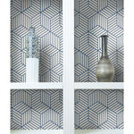 RoomMates Striped Hexagon Peel & Stick Wallpaper - EonShoppee