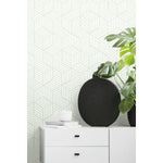 RoomMates Striped Hexagon Peel & Stick Wallpaper - EonShoppee