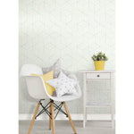 RoomMates Striped Hexagon Peel & Stick Wallpaper - EonShoppee