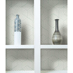RoomMates Striped Hexagon Peel & Stick Wallpaper - EonShoppee