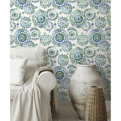 RoomMates Bohemian Medallion Peel & Stick Wallpaper - EonShoppee