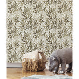 RoomMates Watercolor Leaves Peel & Stick Wallpaper - EonShoppee