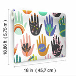 RoomMates Hamsa Peel & Stick Wallpaper - EonShoppee