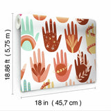 RoomMates Hamsa Peel & Stick Wallpaper - EonShoppee