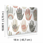 RoomMates Hamsa Peel & Stick Wallpaper - EonShoppee