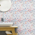 RoomMates Mod Faces Peel & Stick Wallpaper - EonShoppee