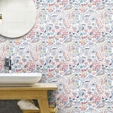 RoomMates Mod Faces Peel & Stick Wallpaper - EonShoppee