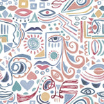 RoomMates Mod Faces Peel & Stick Wallpaper - EonShoppee