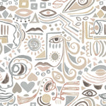 RoomMates Mod Faces Peel & Stick Wallpaper - EonShoppee