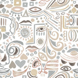 RoomMates Mod Faces Peel & Stick Wallpaper - EonShoppee