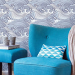 RoomMates Asian Waves Peel & Stick Wallpaper - EonShoppee