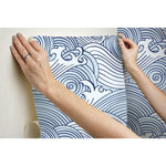 RoomMates Asian Waves Peel & Stick Wallpaper - EonShoppee