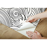 RoomMates Asian Waves Peel & Stick Wallpaper - EonShoppee