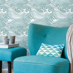 RoomMates Asian Waves Peel & Stick Wallpaper - EonShoppee