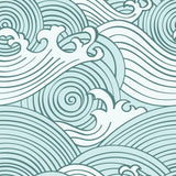 RoomMates Asian Waves Peel & Stick Wallpaper - EonShoppee