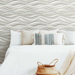 RoomMates Mosaic Waves Peel & Stick Wallpaper