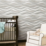 RoomMates Mosaic Waves Peel & Stick Wallpaper