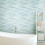 RoomMates Mosaic Waves Peel & Stick Wallpaper - EonShoppee