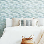 RoomMates Mosaic Waves Peel & Stick Wallpaper - EonShoppee