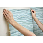 RoomMates Mosaic Waves Peel & Stick Wallpaper - EonShoppee