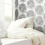 RoomMates Bed Of Roses Peel & Stick Wallpaper - EonShoppee