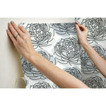 RoomMates Bed Of Roses Peel & Stick Wallpaper - EonShoppee