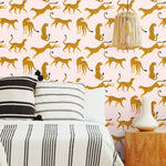 RoomMates Cheetah Cheetah Peel & Stick Wallpaper - EonShoppee