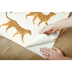 RoomMates Cheetah Cheetah Peel & Stick Wallpaper - EonShoppee