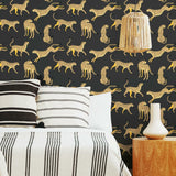 RoomMates Cheetah Cheetah Peel & Stick Wallpaper - EonShoppee