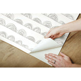 RoomMates Doodle Scallop Peel & Stick Wallpaper - EonShoppee