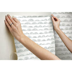 RoomMates Doodle Scallop Peel & Stick Wallpaper - EonShoppee