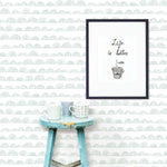 RoomMates Doodle Scallop Peel & Stick Wallpaper - EonShoppee