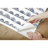 RoomMates Doodle Scallop Peel & Stick Wallpaper - EonShoppee
