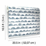 RoomMates Doodle Scallop Peel & Stick Wallpaper - EonShoppee