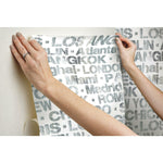RoomMates Cities Of The World Peel & Stick Wallpaper - EonShoppee