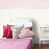RoomMates Gold Dot Peel & Stick Wallpaper - EonShoppee