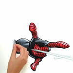 Giant Spider-Man Peel and Stick Wall Decals RMK3921GM Kids Room Decor