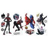 Marvel Spider Man Miles Morales Peel And Stick Wall Decals - EonShoppee