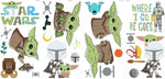 Mandalorian The Child Illustrated Peel And Stick Wall Decals Star Wars BABY YODA Stickers