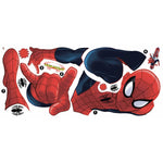 Ultimate Spider-Man Giant Peel And Stick Wall Decals 53" H Spiderman Mural Kids Room Decor