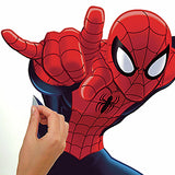 Ultimate Spider-Man Giant Peel And Stick Wall Decals 53" H Spiderman Mural Kids Room Decor