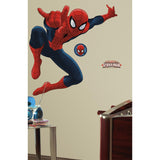 Ultimate Spider-Man Giant Peel And Stick Wall Decals 53" H Spiderman Mural Kids Room Decor