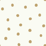 RoomMates Dots Gold Peel & Stick Wallpaper - EonShoppee