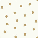 RoomMates Dots Gold Peel & Stick Wallpaper - EonShoppee