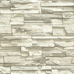Natural Stacked Stone Peel And Stick Wallpaper - EonShoppee