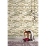 Natural Stacked Stone Peel And Stick Wallpaper - EonShoppee