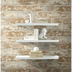 Stuccoed Brown Brick Peel And Stick Wallpaper - EonShoppee
