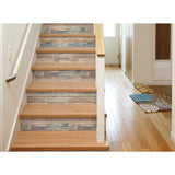 Distressed Wood Blue Peel And Stick Wallpaper - EonShoppee