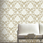 RoomMates Damask Gold Peel & Stick Wallpaper - EonShoppee