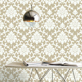 RoomMates Damask Gold Peel & Stick Wallpaper - EonShoppee